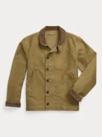 RRLCorduroy-Collar Cotton Deck Jacket