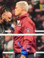 RWB SmackDown 2026 jacket worn by Cody Rhodes