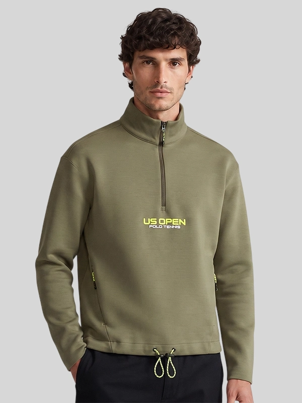 Ralph Lauren US Open 2026 Quarter-Zip Green Sweatshirt Ralph Lauren US Open 2026 Quarter-Zip Green Sweatshirt