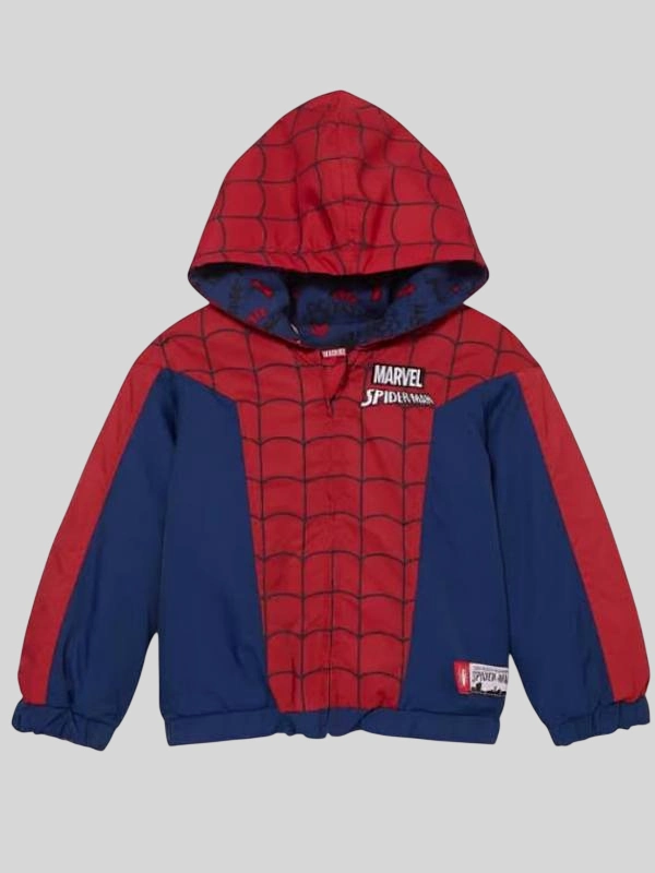 Reversible Spiderman Hooded Jacket Reversible Spiderman Hooded Jacket