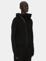 Rick Owens Asymmetrical Zip Mountain Hoodie