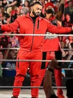 Roman Reigns Red Tracksuit WWE 2022