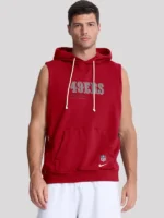 San Francisco 49ers 2026 Sideline Sleeveless Hoodie
