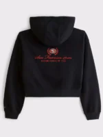 San Francisco 49ers Abercrombie YPB On The Go 6AM Full-Zip Hoodie Black
