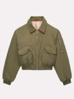 Scarlet And Sam Bomber Jacket Green