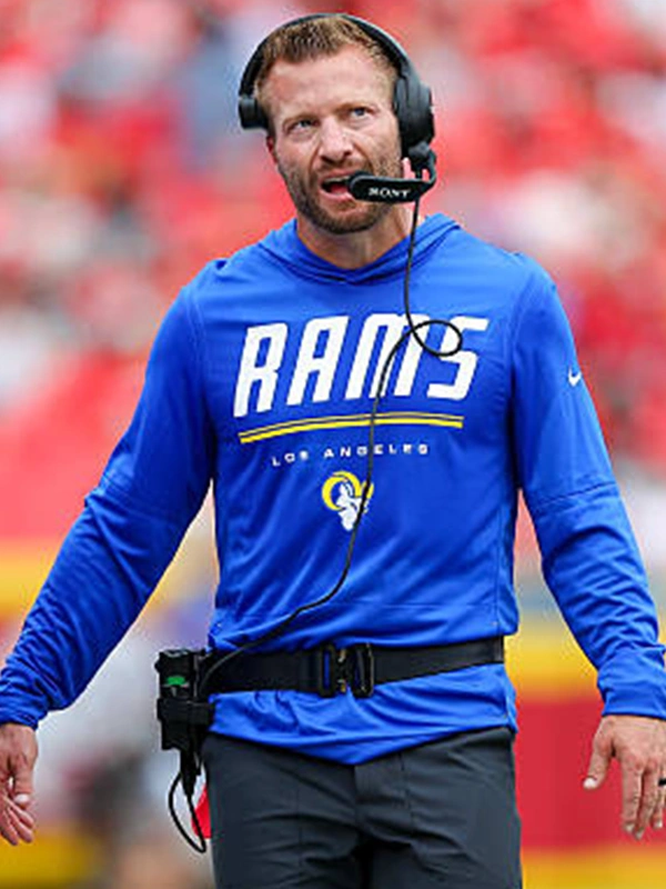Sean McVay Rams Preseason 2026 Nike Dri-FIT Hooded T-Shirt Sean McVay Rams Preseason 2026 Nike Dri-FIT Hooded T-Shirt