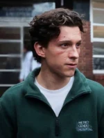 Spider-Man 2026 Tom Holland Metro General Hospital Green JacketSpider-Man 2026 Tom Holland Metro General Hospital Green Jacket
