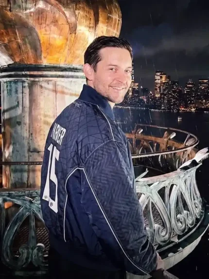 Spider-Man x Manchester United Blue Track Jacket