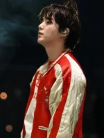 Suga ARIRANG Red Bomber Jacket