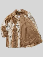 Supreme Lynx Fur 2026 Windstopper Overcoat Brown