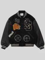 Supreme Tiger Black Varsity Jacket