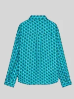 The Chelsea Detective Season 4 Satin Geometric Print Shirt