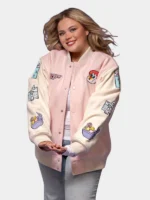 Cakeworthy Powerpuff Girls Pink Varsity Jacket