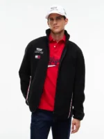 Tommy Hilfiger Cadillac F1 Team Black Fleece Full-Zip Jacket