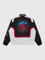 Undefeated Spider Man Black White Varsity Jacket FW26