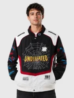 Undefeated x Spider Man FW26 Black White Varsity Jacket