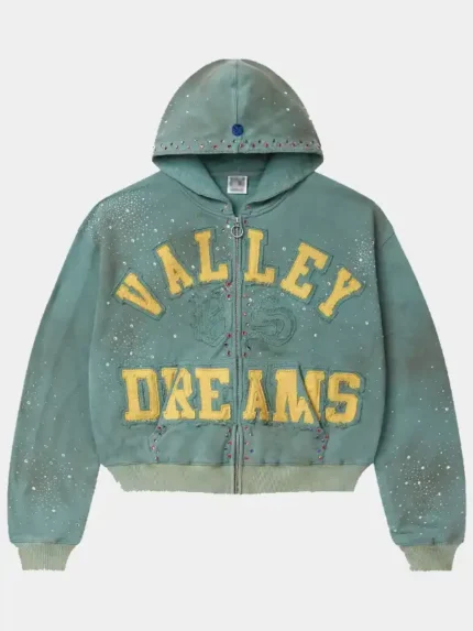 Vale Forever Bank Zip Up Hoodie Dark Min