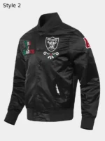 Viva Los Raiders Bomber Jacket Black