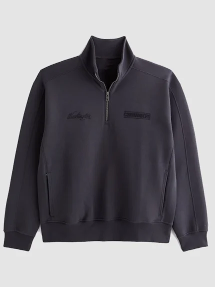 Washington Commanders Abercrombie Fitch Half Zip Sweatshirt