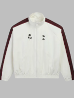 Willy Chavarria Lamine Yamal Off-White Woven Track Jacket