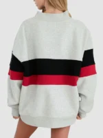 Women parke x 47 indiana graphic mockneck sweatshirt