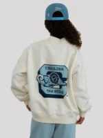 Women parke x 47 north carolina graphic mockneck sweatshirt