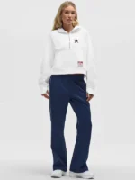 Women's Dallas Cowboys lululemon White Scuba Oversized Half-Zip Hoodie