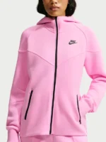 Women’s Nike Full-Zip Sportswear Tech Fleece Windrunner Track Jacket Pink
