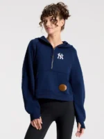 Women's Yankees lululemon Scuba Half-Zip Hoodie Navy