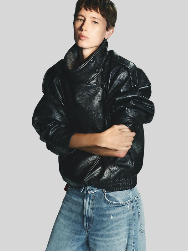 Zara Black Faux Leather Jacket 4391 872 800 Zara Black Faux Leather Jacket 4391 872 800