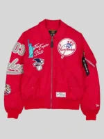 alpha industries ma 1 flight jacket Red