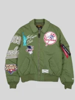 alpha industries ma 1 flight new Era Jacket Green