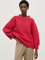 babaa red sweater