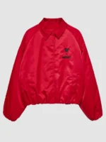 2026 Disney x F1 Womens Red Puffer Jacket