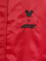 2026 F1 x Disney Red Womens Full Snap Puffer Jacket