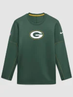 2026 Nike Unisex Green Bay Packers Coaches Sideline Sweatshirt in Green