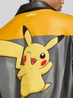 Adidas Originals Mens Pokémon 8 Ball Leather Bomber Jacket