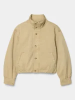 Aritzia Ferris Blouson Jacket Khaki