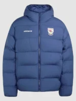 Arsenal 26-27 Adidas EQT Blue Puffer Hooded Jacket