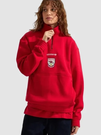 Arsenal Adidas 2026-27 EQT Half Zip Sweatshirt