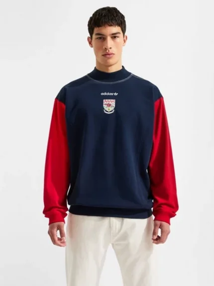 Arsenal adidas 26 27 eqt sweatshirt navy