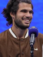 Brown Carlos Alcaraz US Open Cactus Jacket