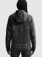 Charcoal Grey 2026 Nike x Wagyu Zip-Up Tech Fleece Hoodie
