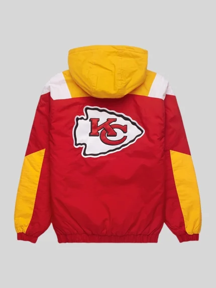Chiefs starter half zip jacket women's