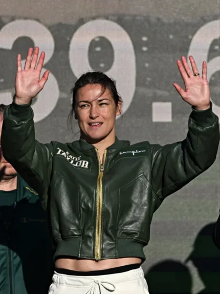 Croke Park Katie Taylor Leather Jacket