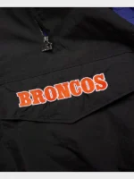 Denver Broncos Starter Blackout Breakaway Half-zip Jacket