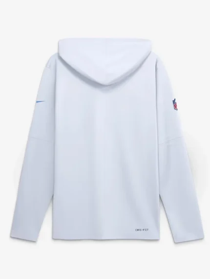 Detroit Lions Nike Sideline Rivalries Hooded Long Sleeve T-shirt