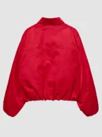 Disney F1 Womens Red Puffer Full Snap Jacket 2026
