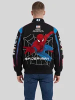 Disney daytona 500 spiderman jacket Black