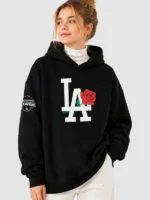 Dodgers 2026 Date Night Rose Black Pullover Hoodie